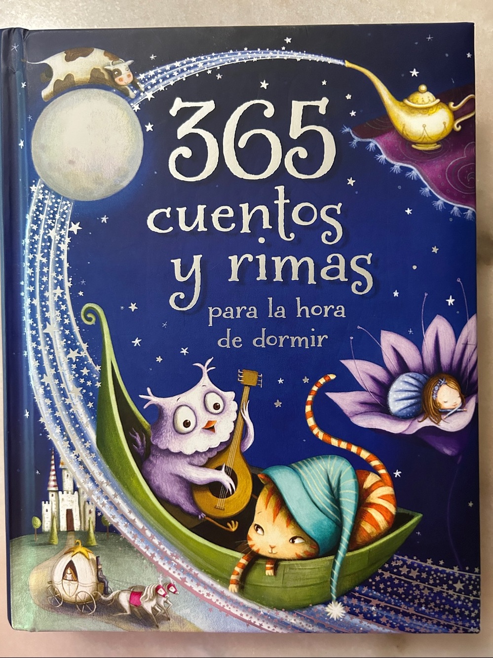 365 cuentos y rimas para la hora de dormir -Children’s Spanish Book Hardcover - Picture 2 of 16